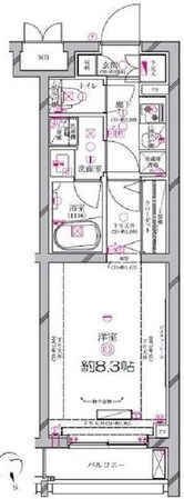 ディアレイシャス世田谷上町の物件間取画像